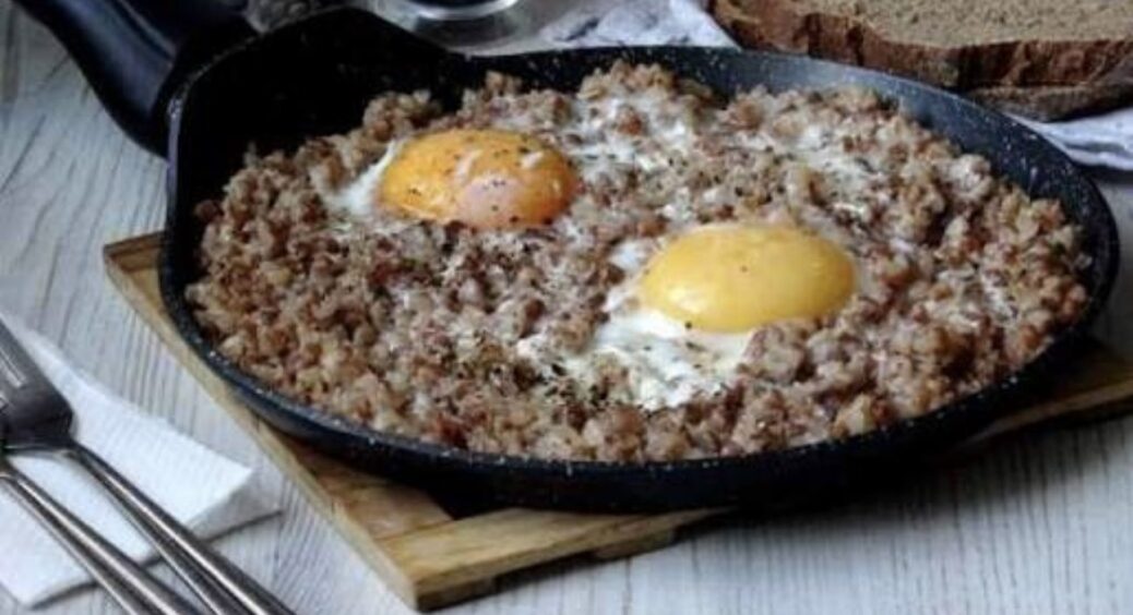 Стакан гречки + 1 яйце: просто, дешево, і дивовижно смачно. Шикарна страва 