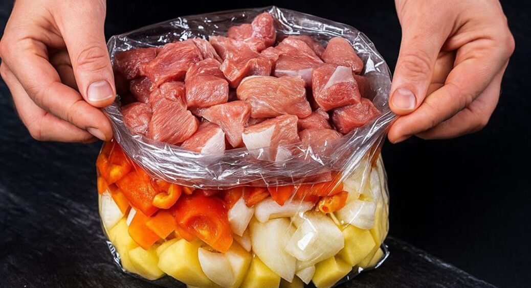 Як же це смачно! Складаю все в рукав для запікання і відправляю в духовку: рецепт для лінивих 