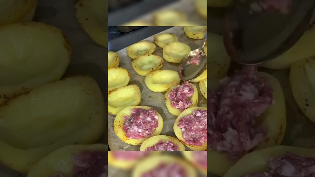 Рецепт фаршированої запеченої картоплі