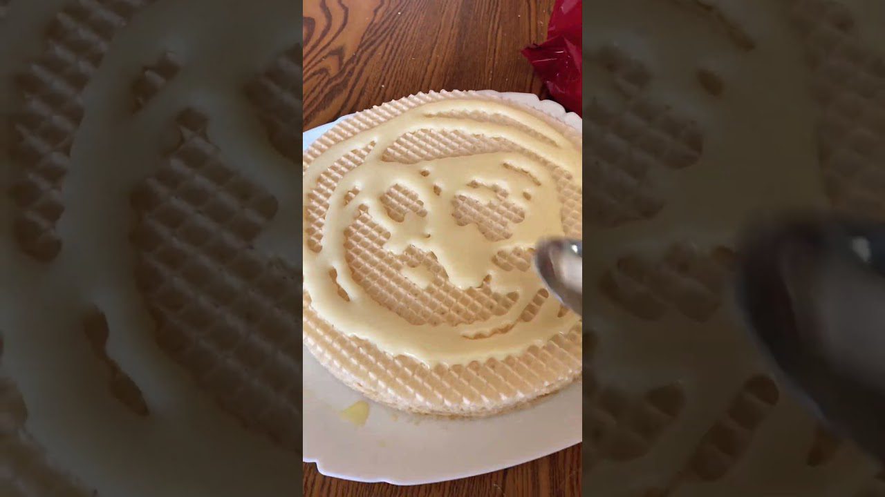 Рецепт вафельного торту зі згущонкою