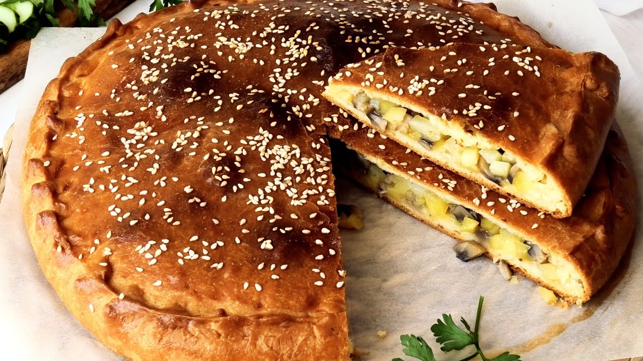 Рецепт заливного пирога з картопляною начинкою