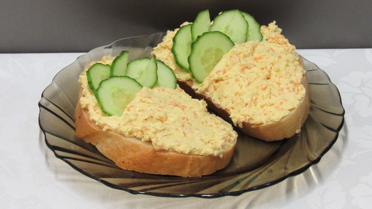 Рецепт намазки на хліб з курки та маринованих огірків