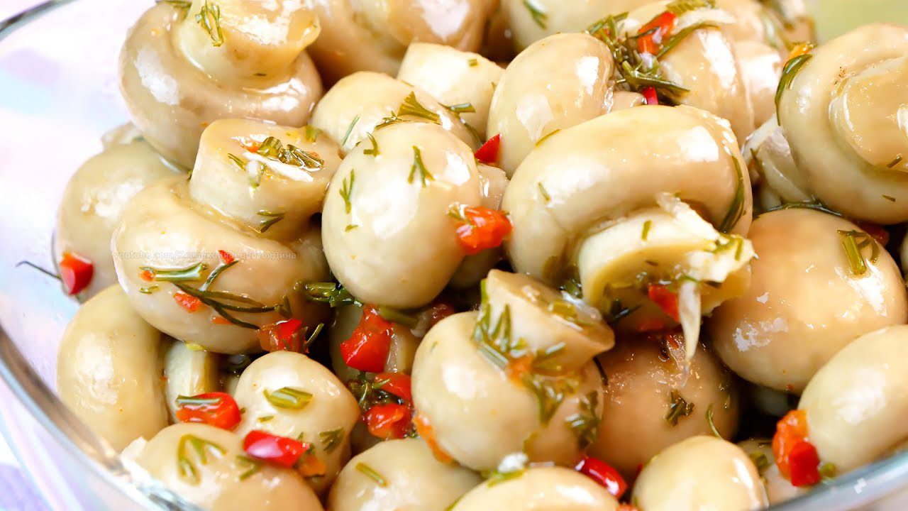 Рецепт маринованих печериць