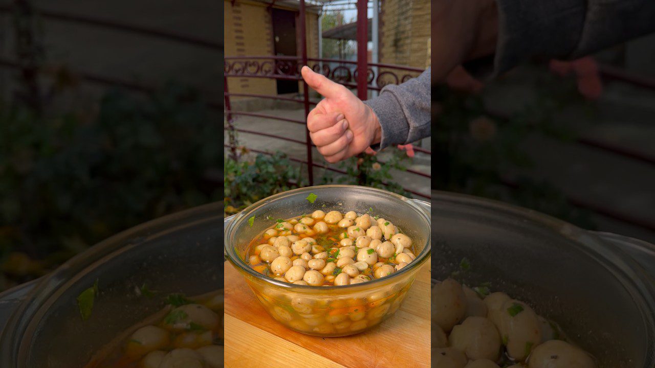 Рецепт маринованих печериць