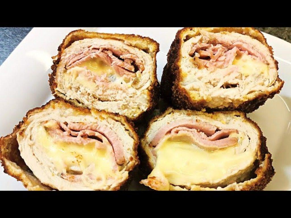 Сирні перепічки з шинкою