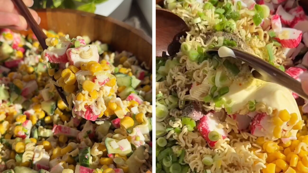 Кулінари поділились бюджетним рецептом салату з крабових паличок і мівіни