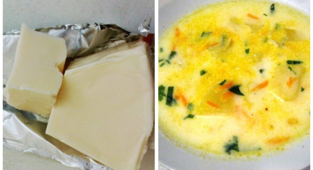 “Казка” для шлунку після свят! Суп “Здоров’я” з плавленим сирком – його хочеться ще і ще 