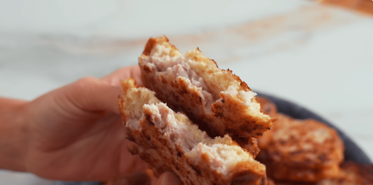 Рецепт смачного перекусу з фарша та хлібу