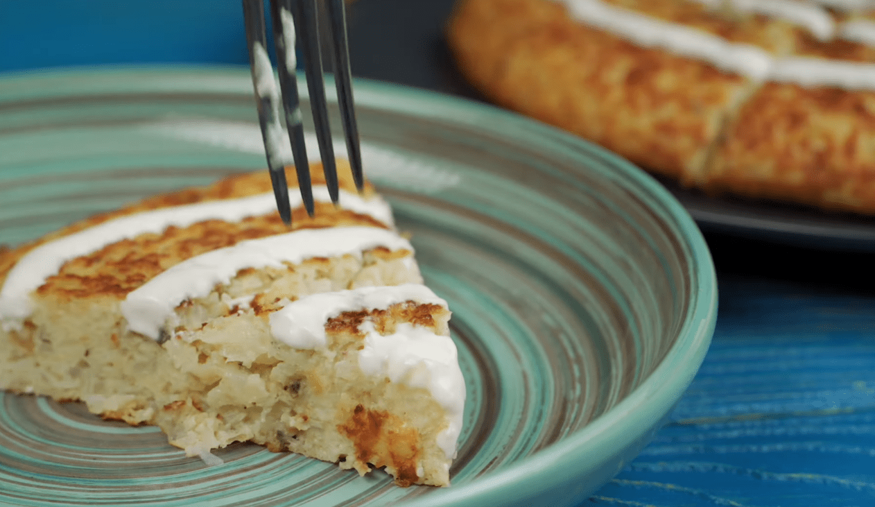 Запіканка з цвітної капусти на сковороді