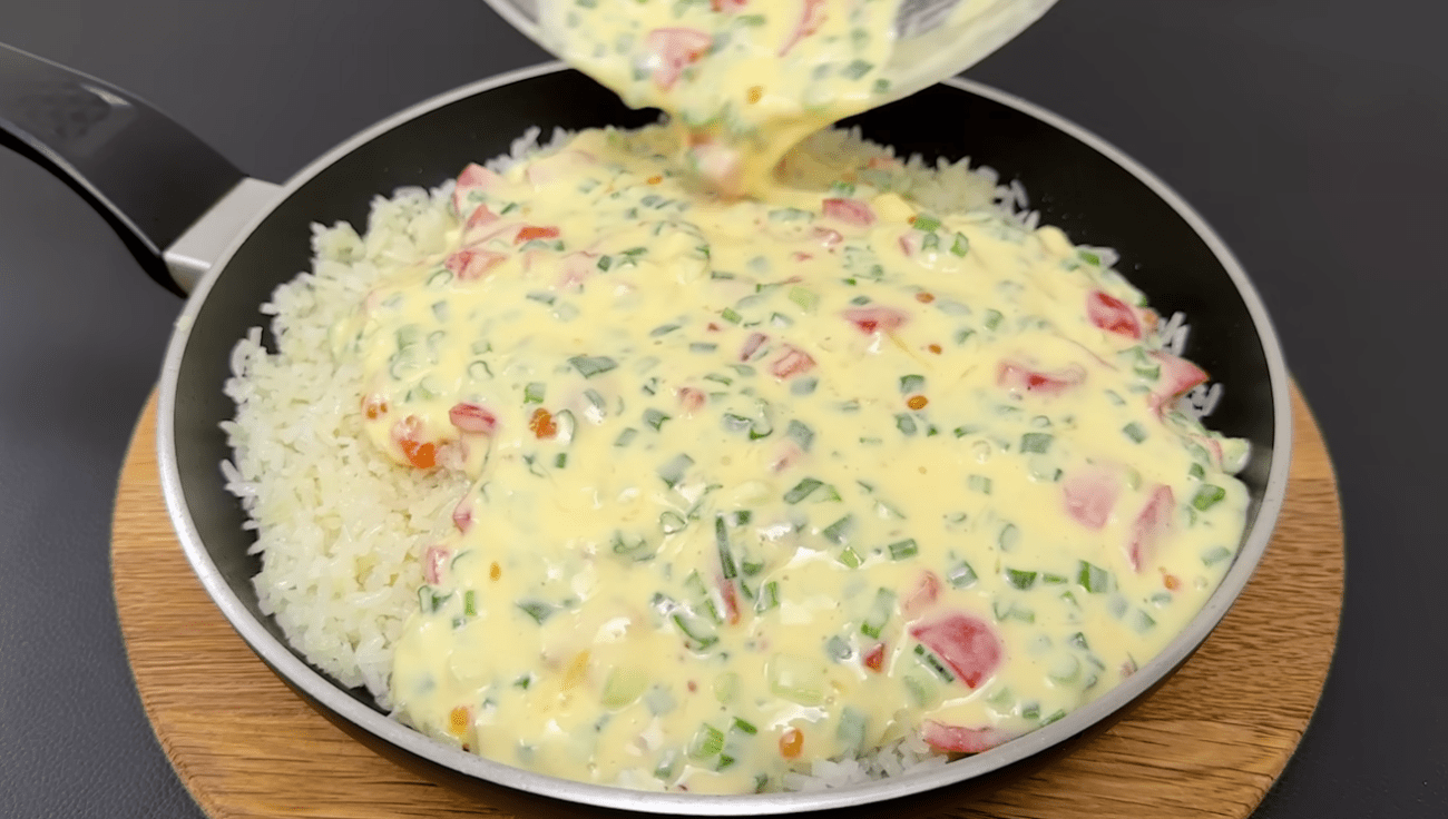 Рецепт смачної запіканки, де картоплю замінили на рис