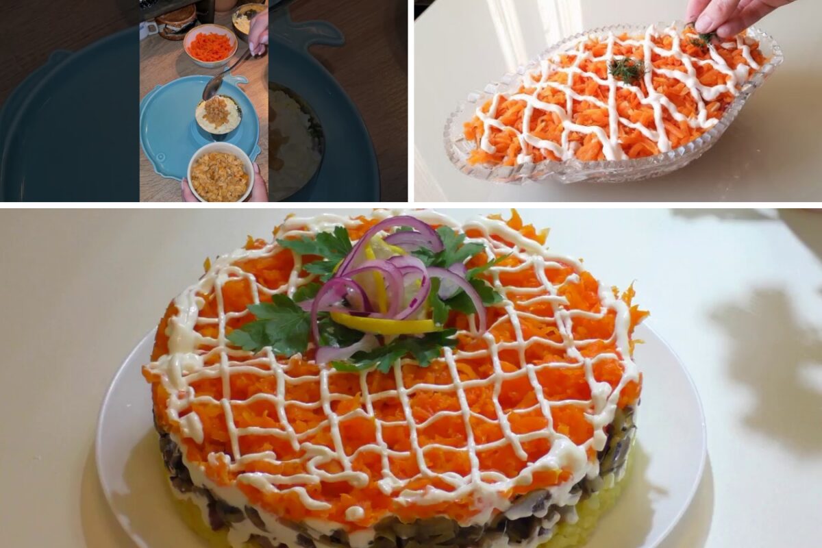 Рецепт салату Лисяча шуба