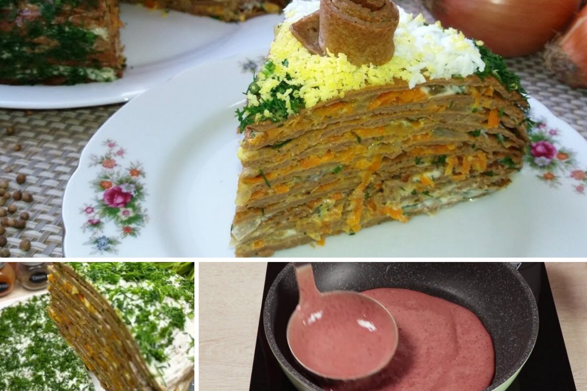 Рецепт печінкового торта