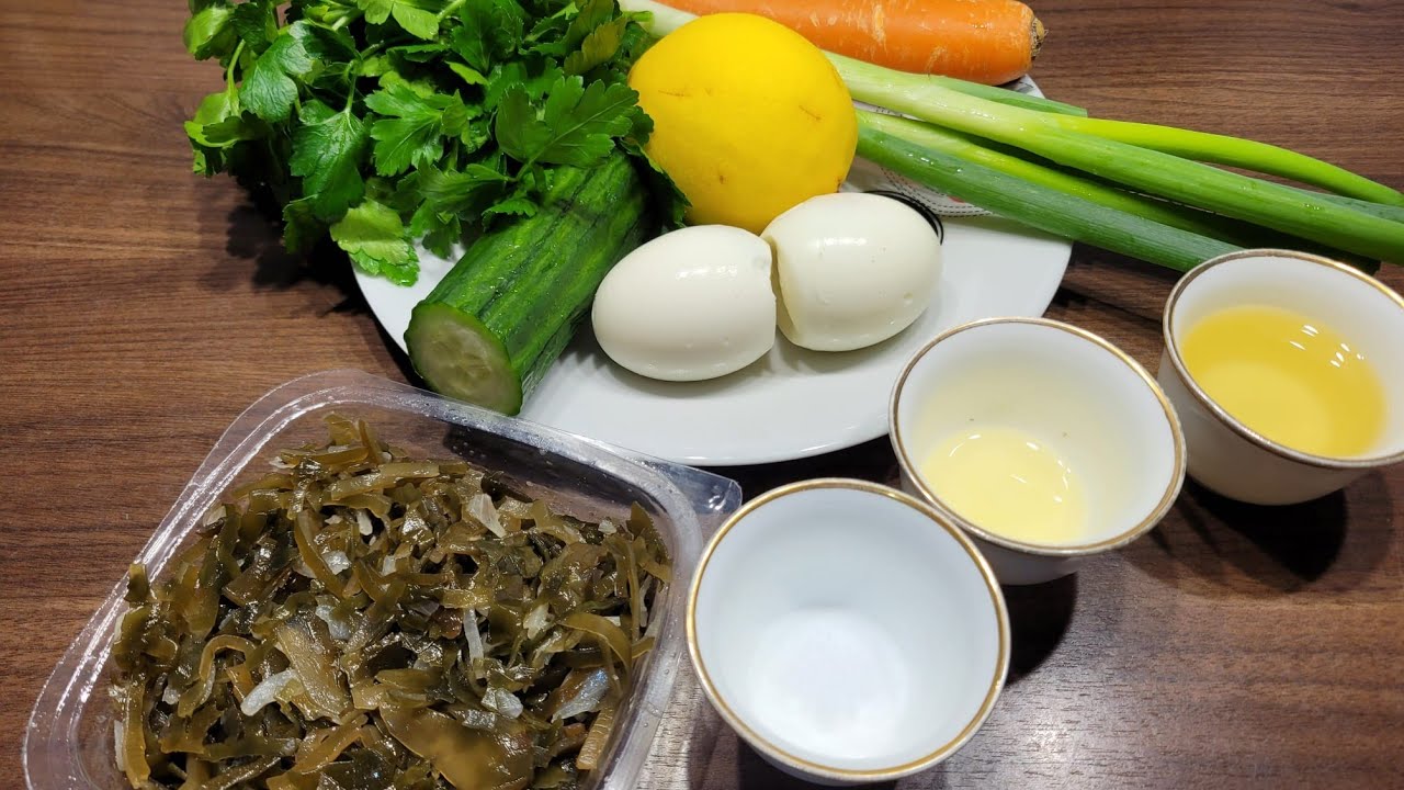 Рецепт салату по-закарпатськи з ламінарією