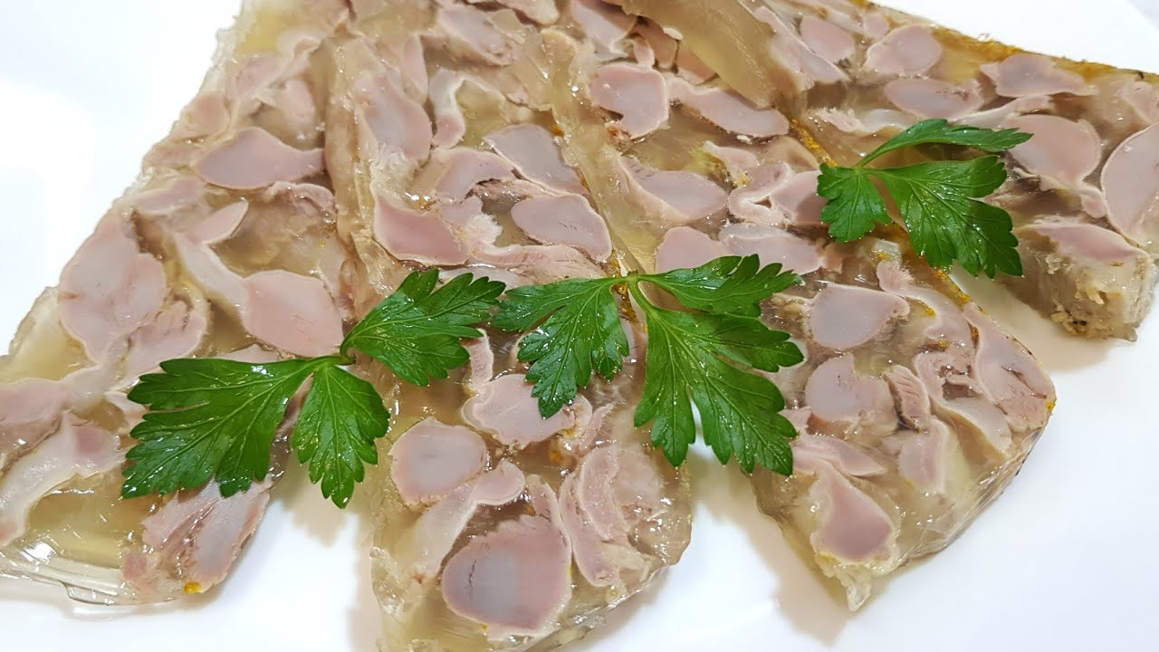 Рецепт зельцу із курячих шлунків 