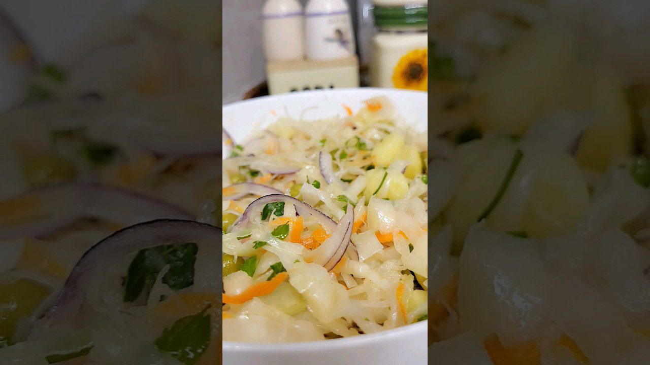 Рецепт вітамінного і поживного салату Закарпатський