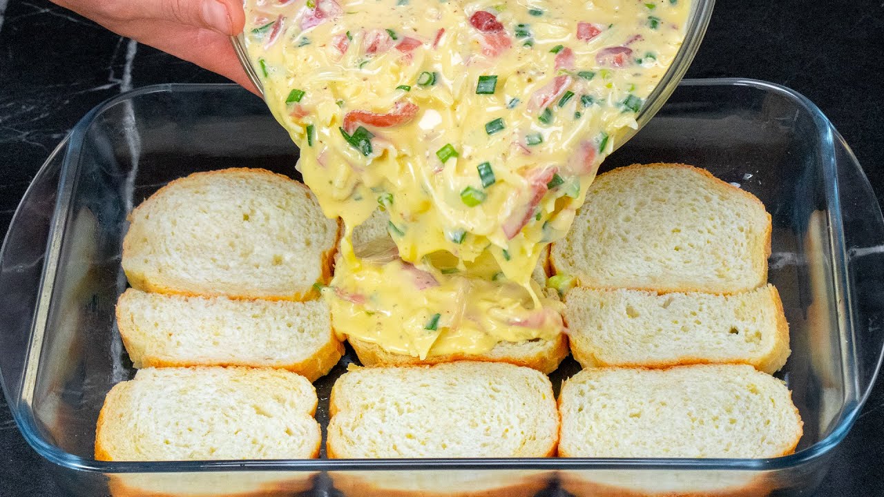 Запіканка із зачерствілого хліба