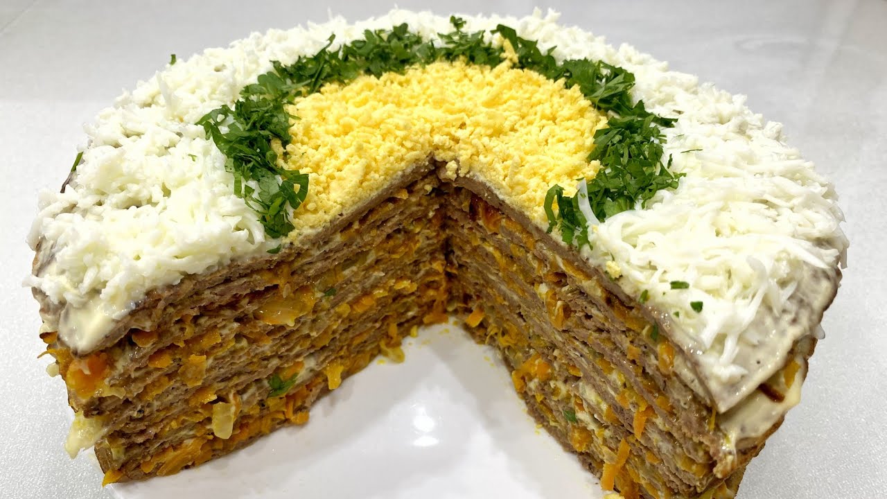 Рецепт печінкового торта