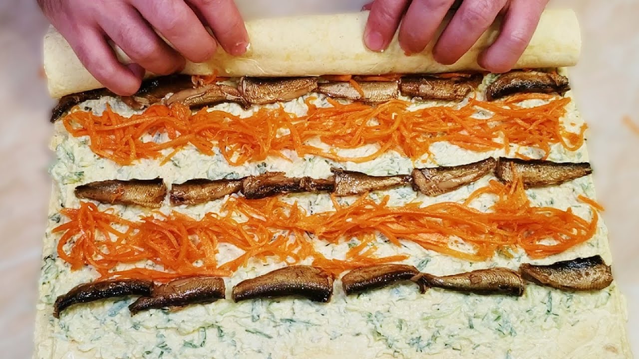 Рецепти начинок для лаваша