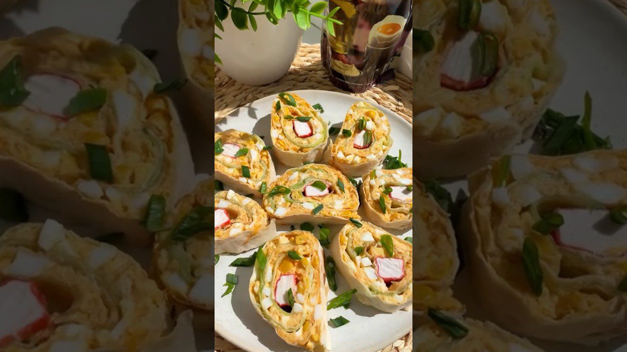 Рецепти закусок із лаваша