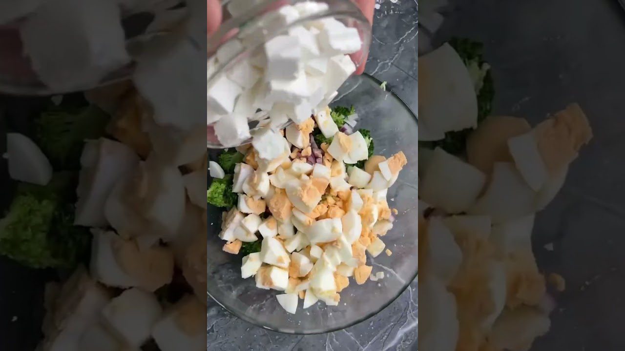 Рецепт простого салату з двох інгредієнтів