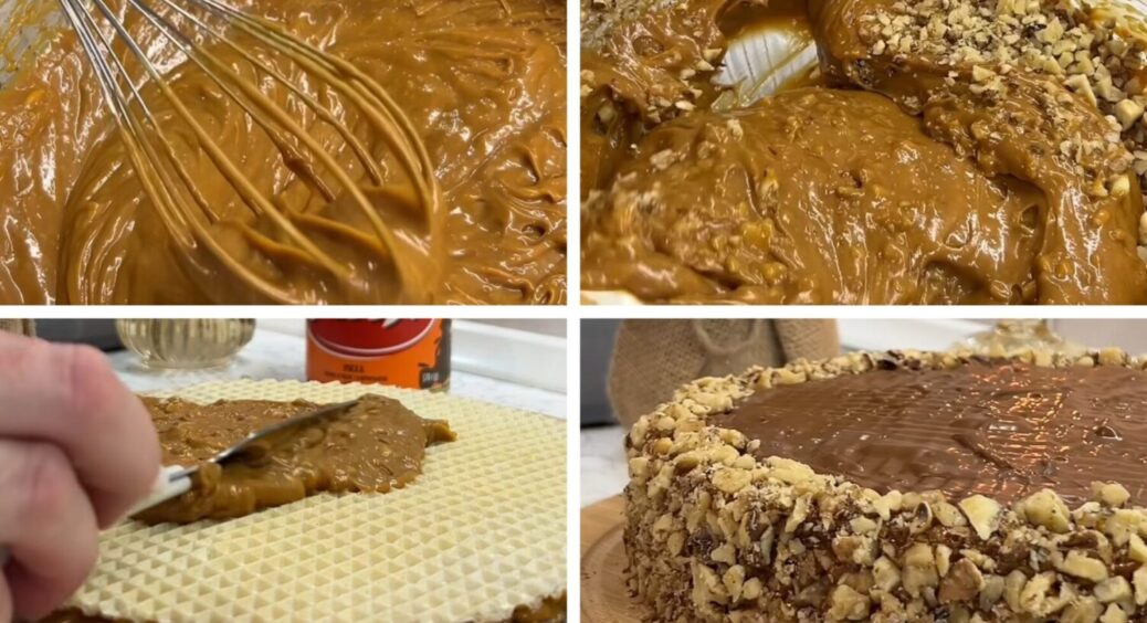 Давно забутий рецепт, який поверне вас у дитинство: домашній вафельний торт зі згущеним молоком 