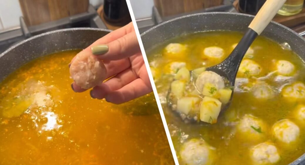 Пів стакана гречки, 2 жмені фаршу і вся сім’я сита: цей суп я привезла з села – смак на всі 200 