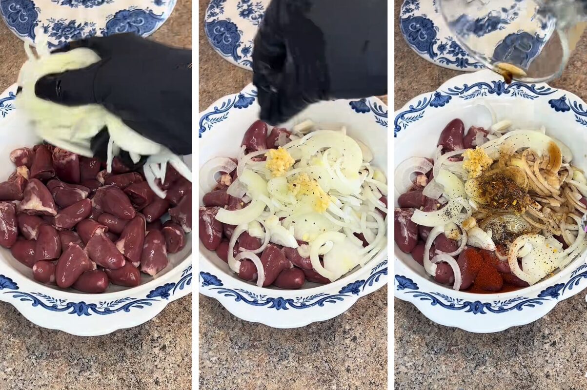 Кулінари поділились рецептом ніжних курячих сердечок у маринаді