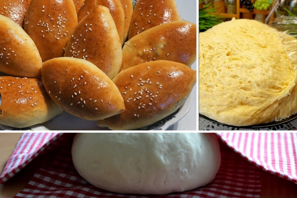 Рецепт тіста на пиріжки та пироги без яєць і молока