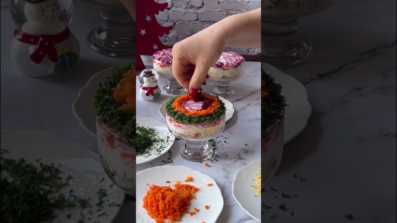 Рецепт салату Пісна Шуба