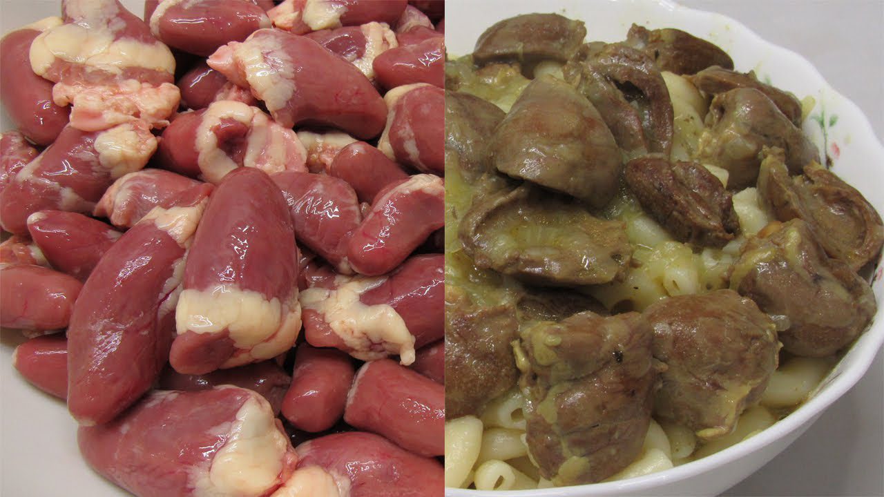 Рецепт маринованих курячих сердечок, запечених в духовці