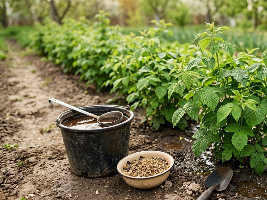 Підкормка малини в квітні. Фото: Сенсація 