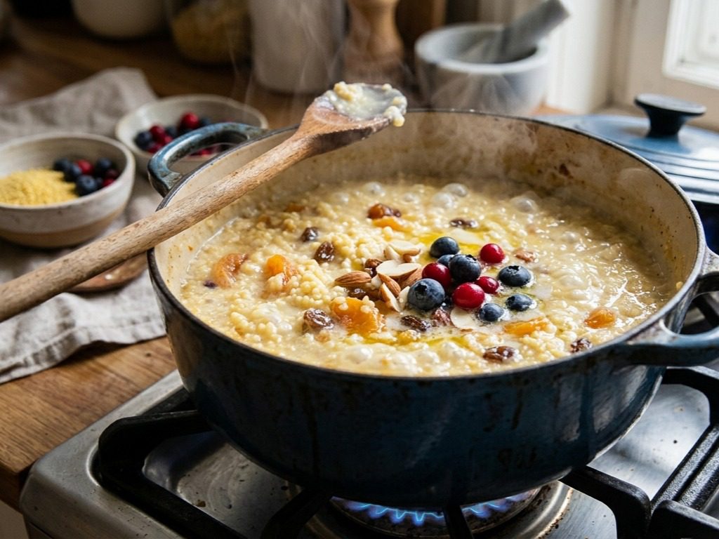 Рецепт пшоняної каші без масла та вершків. Фото: Сенсація
