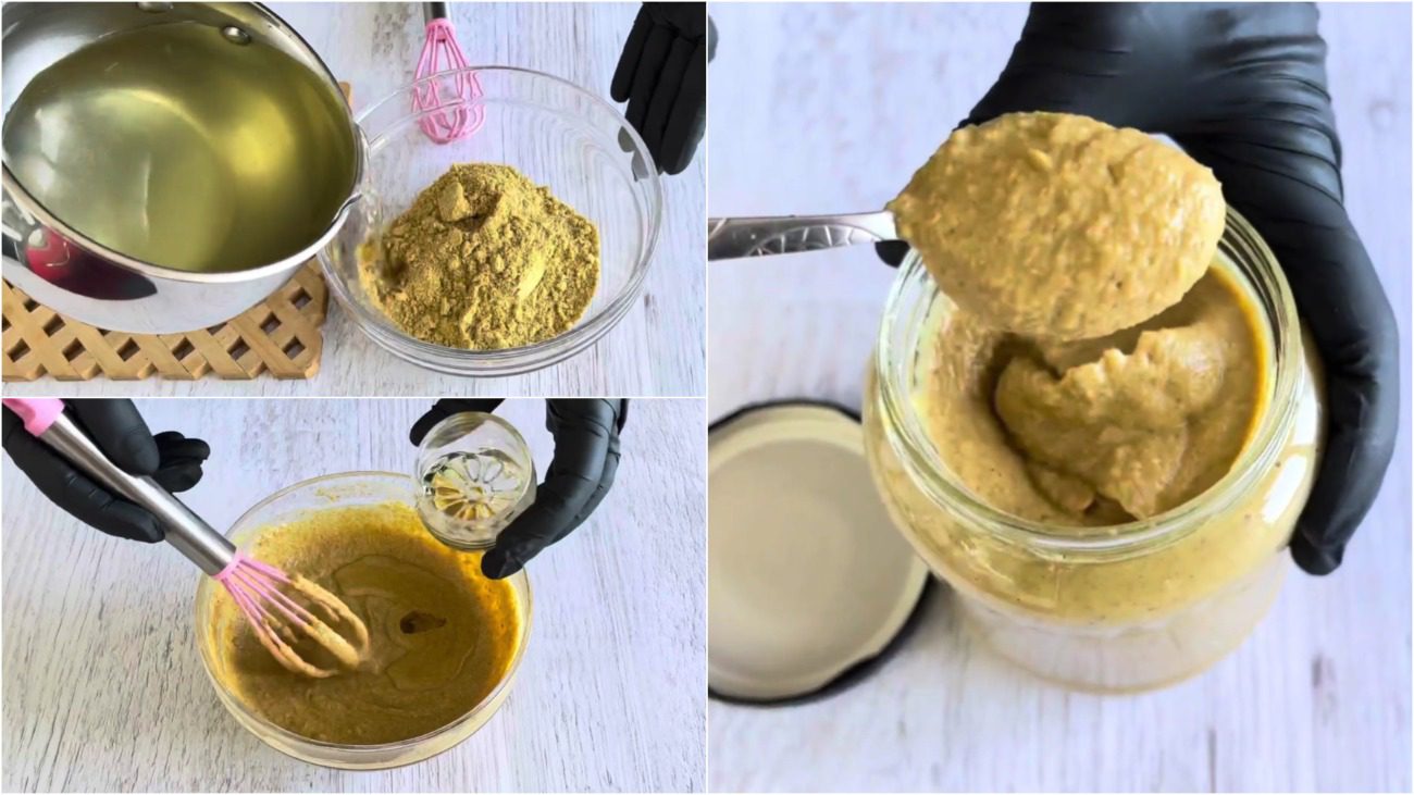 Рецепт домашньої гірчиці на розсолі за 1 ніч – ідеально з холодцем Фото: YouTube Віолетта Бережецька