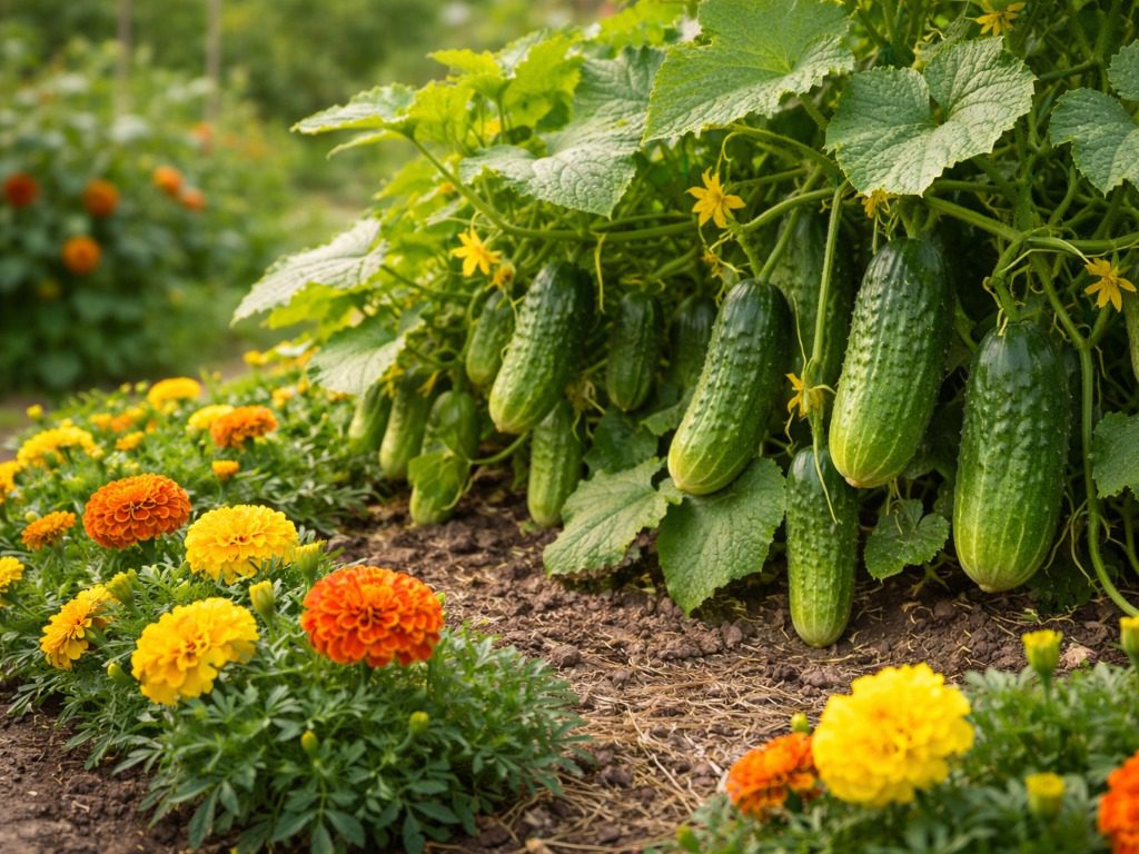 Які рослини посадити поруч з огірками. Фото: Сенсація