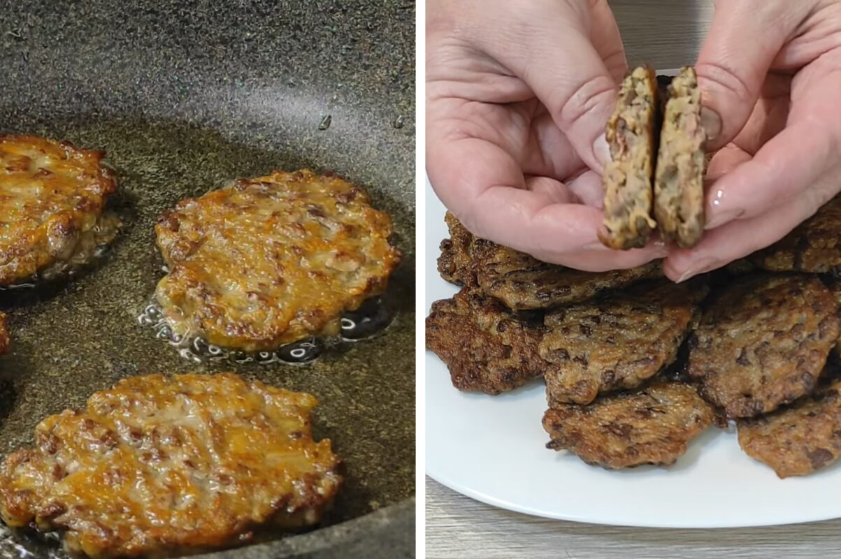 Кулінари поділились рецептом ситних печінкових оладок із гречкою