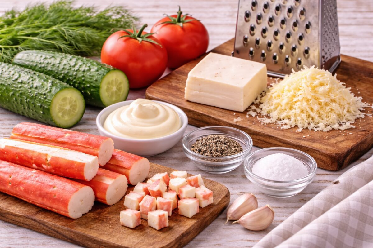 Рецепт святкового салату з плавленим сирком. Фото: Сенсація