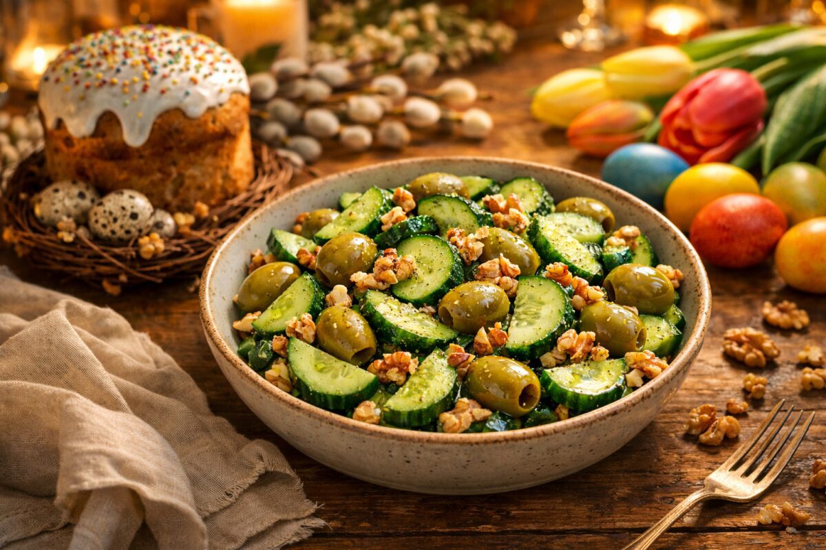 Рецепт салату з оливок та огірків. Фото: Сенсація