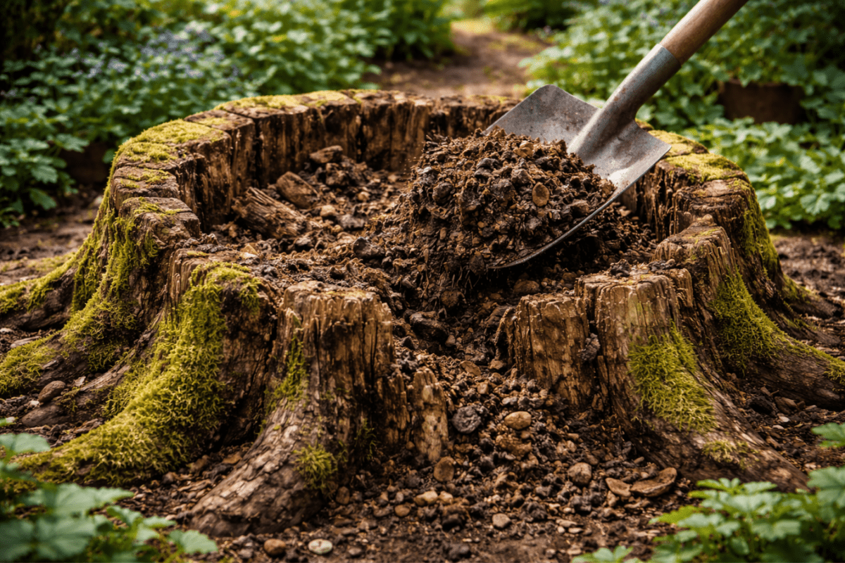 Метод, який допоможе позбутись пенька на ділянці. Фото: Сенсація