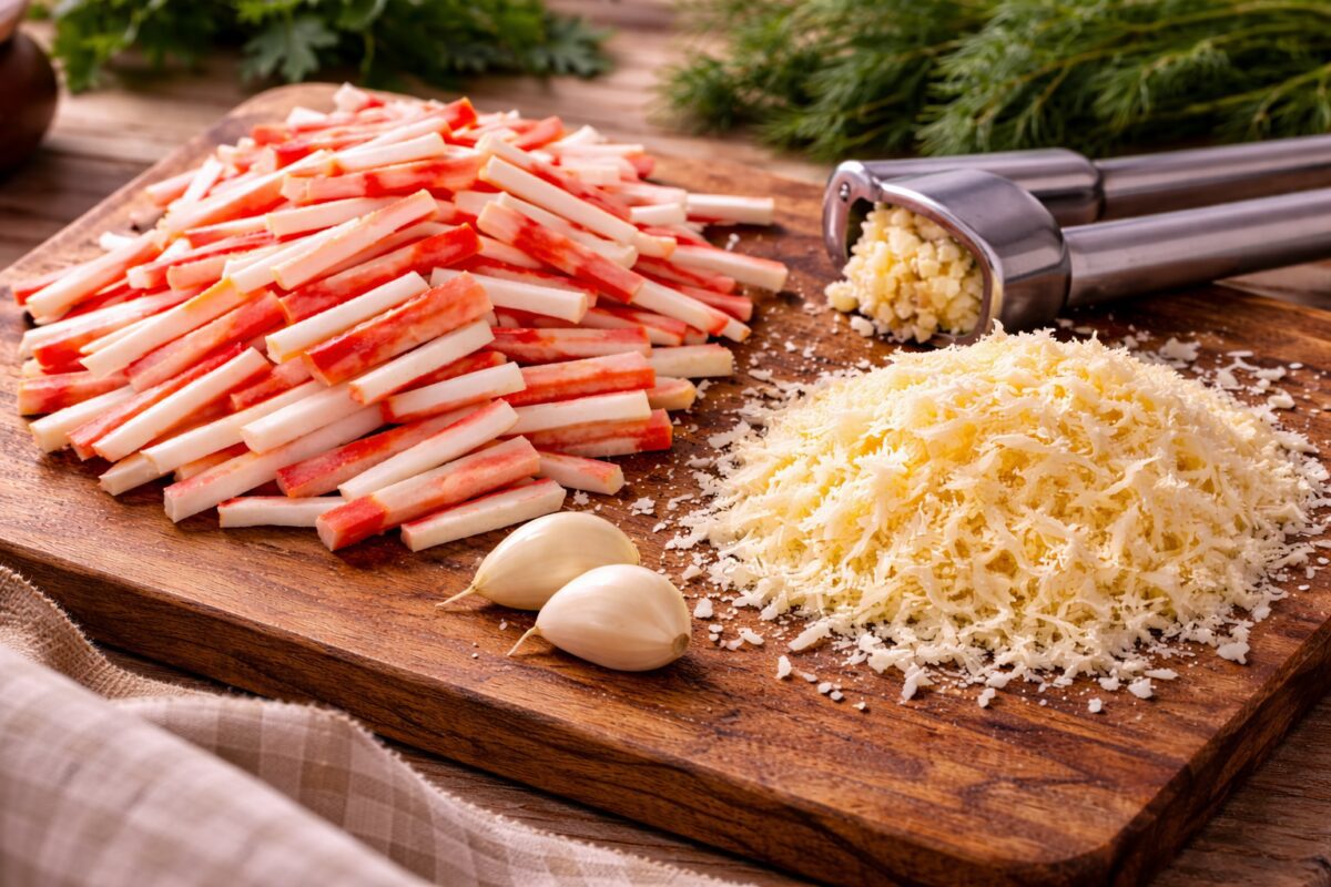 Рецепт святкового салату з плавленим сирком. Фото: Сенсація