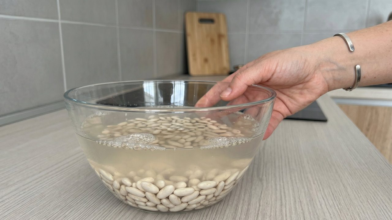 Якщо варите квасолю самостійно, тоді перед цим замочіть її на ніч