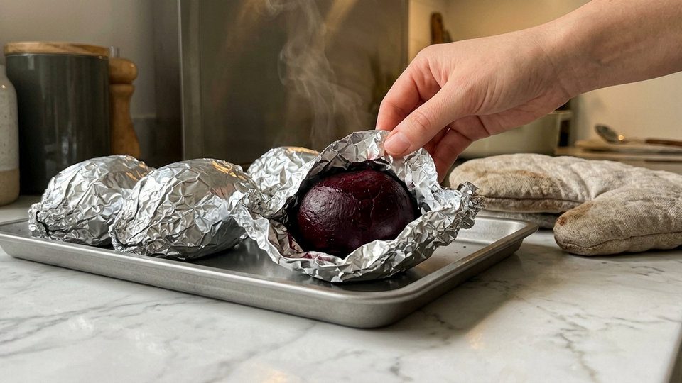 Запечений буряк зберігає максимум смаку та вітамінів, а також колір та текстуру