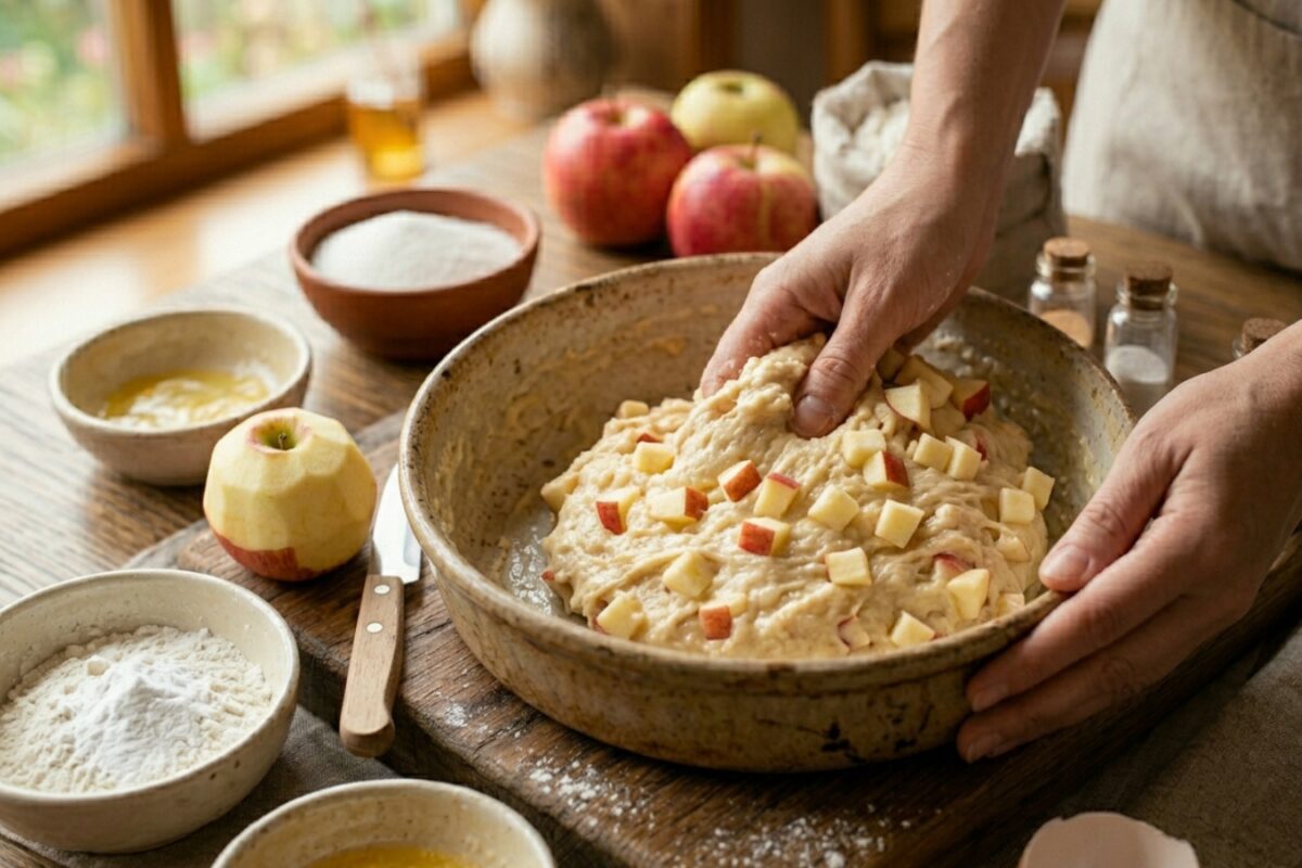 Рецепт коржиків з яблуками та кисломолочним сиром. Фото: Сенсація 
