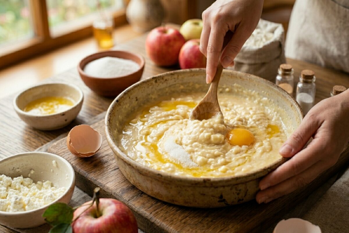 Рецепт коржиків з яблуками та кисломолочним сиром. Фото: Сенсація