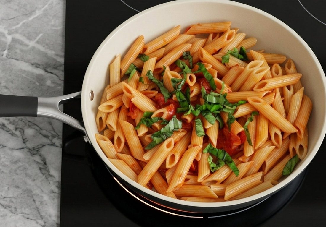 Швидкий рецепт макаронів з гострим італійським соусом аррабіата