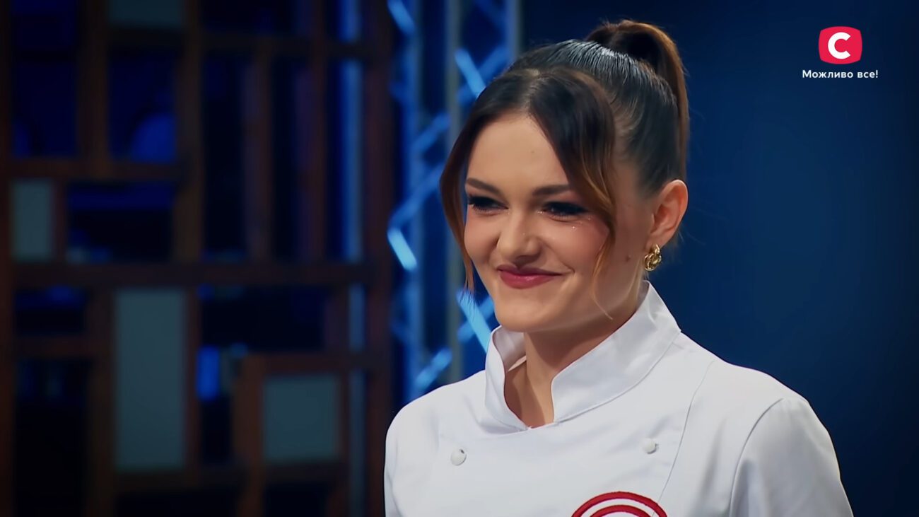 Кулінарка та модель Ненсі Топко у 15 сезоні "МастерШеф". Джерело фото: Телеканал СТБ