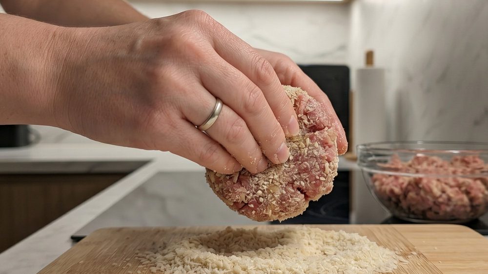 Невеликий шар панірувальних сухарів треба для гарної скоринки