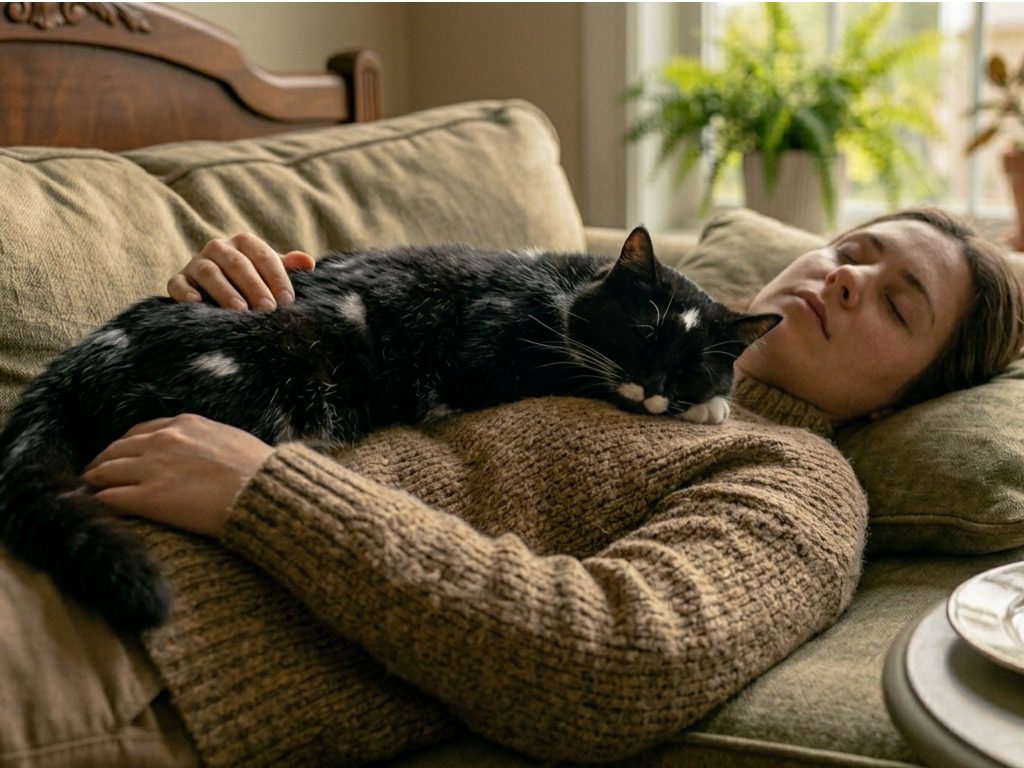 Як зрозуміти стан кота по тій позі, в якій він спить. Фото: Сенсація