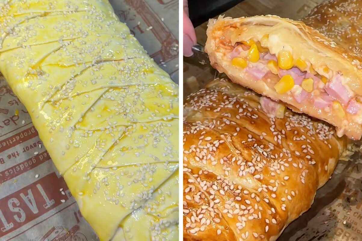 Кулінари поділились найсмачнішим рецептом рулету з шинкою та сиром. Фото з TikTok @gotuyemo_vdoma