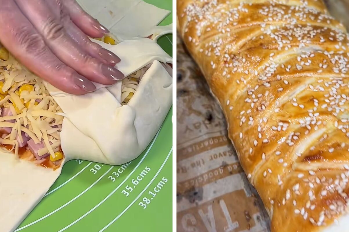 Кулінари поділились найсмачнішим рецептом рулету з шинкою та сиром. Фото з TikTok @gotuyemo_vdoma