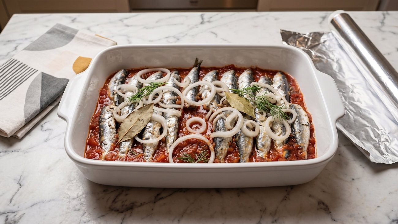 Рецепт соковитої салати, запеченої у томатно-соєвому маринаді